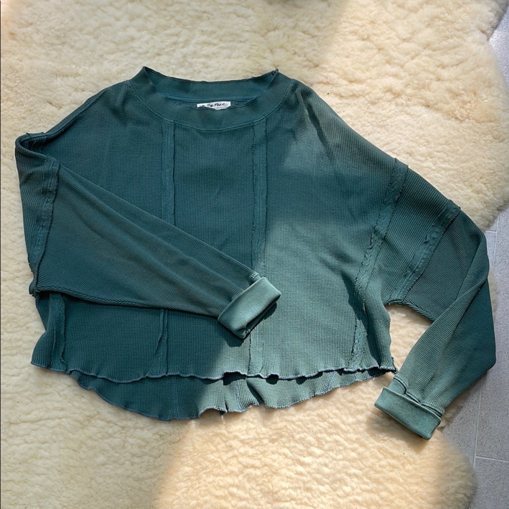 Free People Mossy Green Thermal